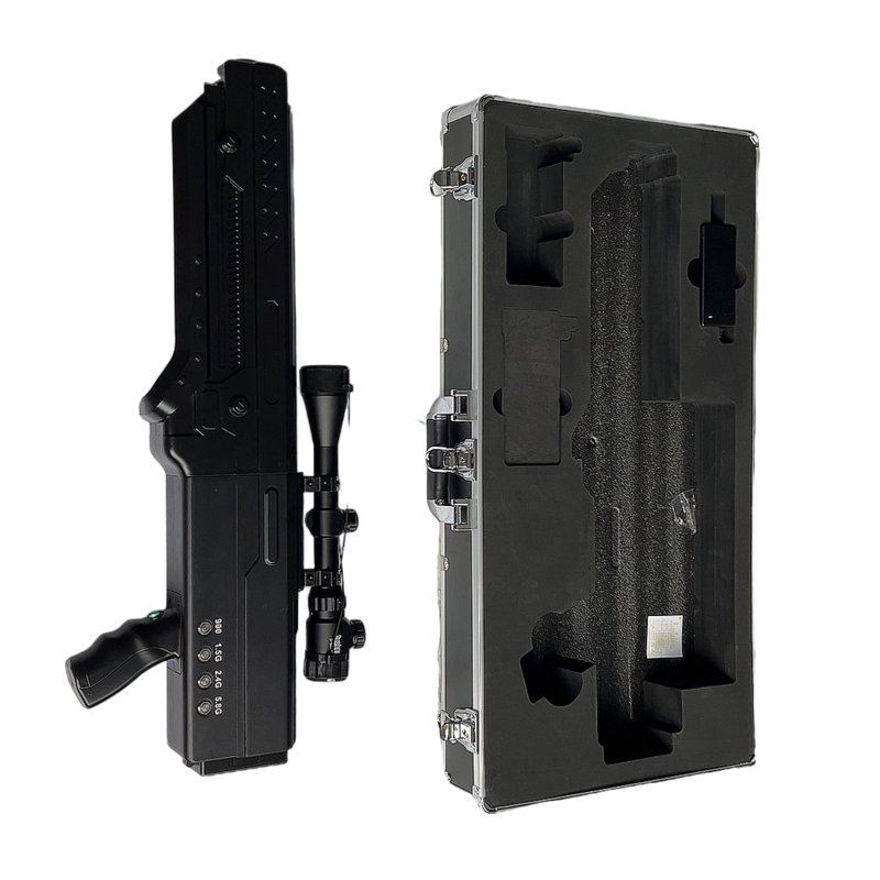  靖远手持便携式枪型低空防御反制四通道A型