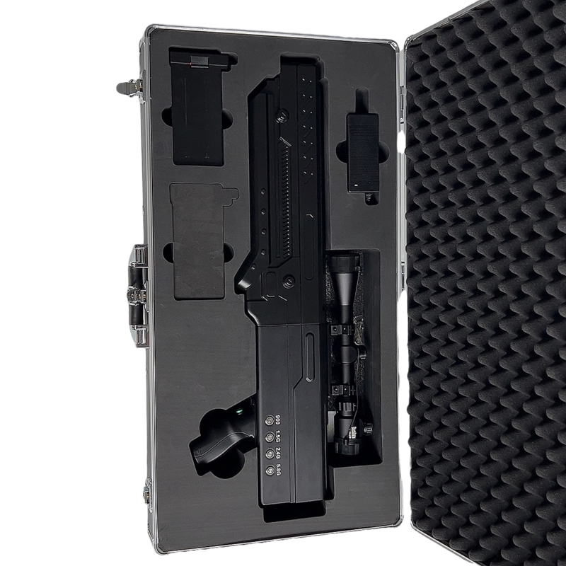  靖远手持便携式枪型低空防御反制四通道B型