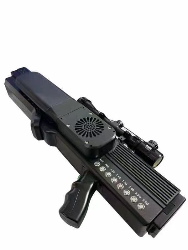  靖远手持便携式枪型低空防御反制八通道